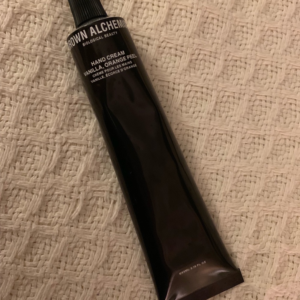 Vanilla and orange hand cream